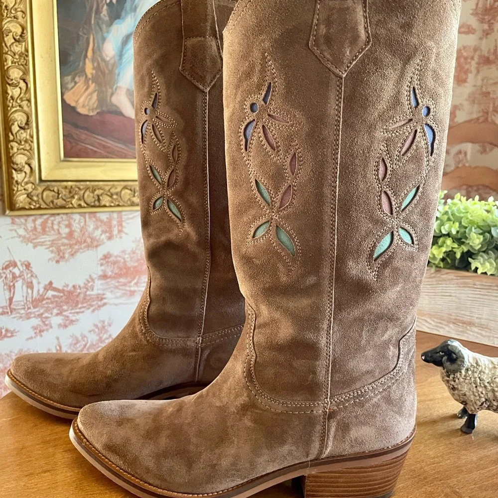 Penelope Chilvers Jasmine Cowboy Boots - Picture 1 of 10